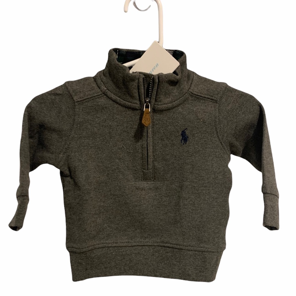 Polo Ralph Lauren Baby Boy Grey Sweater NWT - Picture 3 of 6